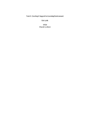 Novel Overview - D661 task examples o Meg March: The eldest sister, Meg ...