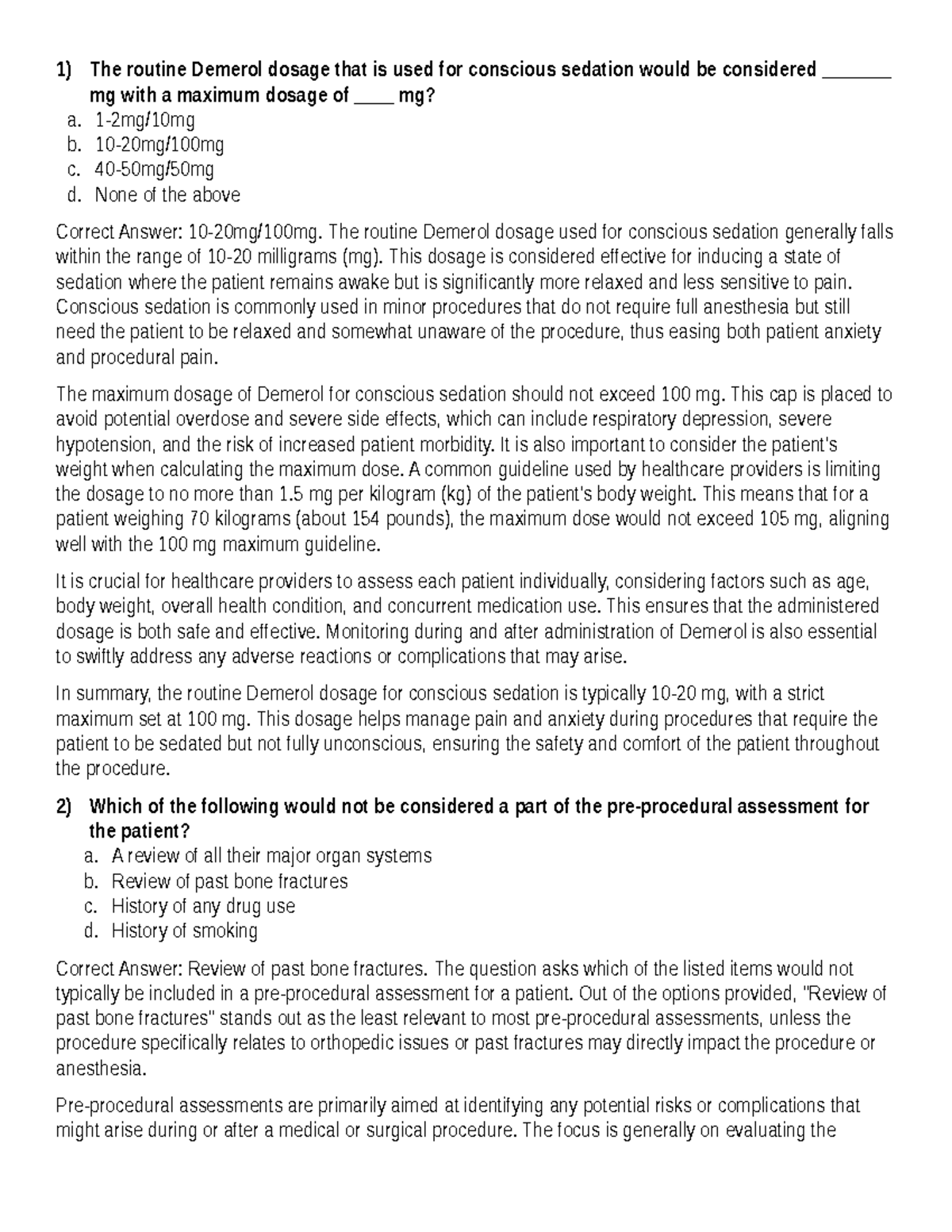 RCIS Test Review: Conscious Sedation, Cardiac Procedures, and ...