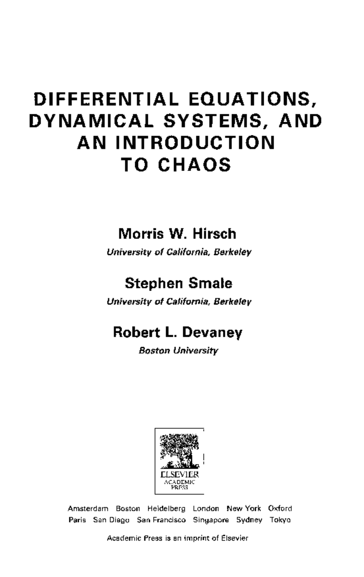 Differential equations dynamical systems and an introduction tz03ebo0x4 ...
