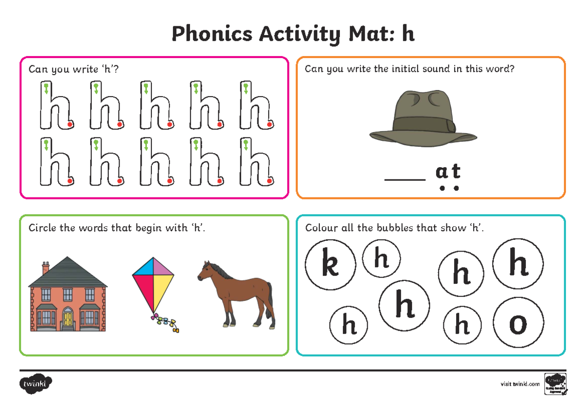 Phonics Activity Mats: EYFS Sound Buttons & Initial Sounds - Studocu