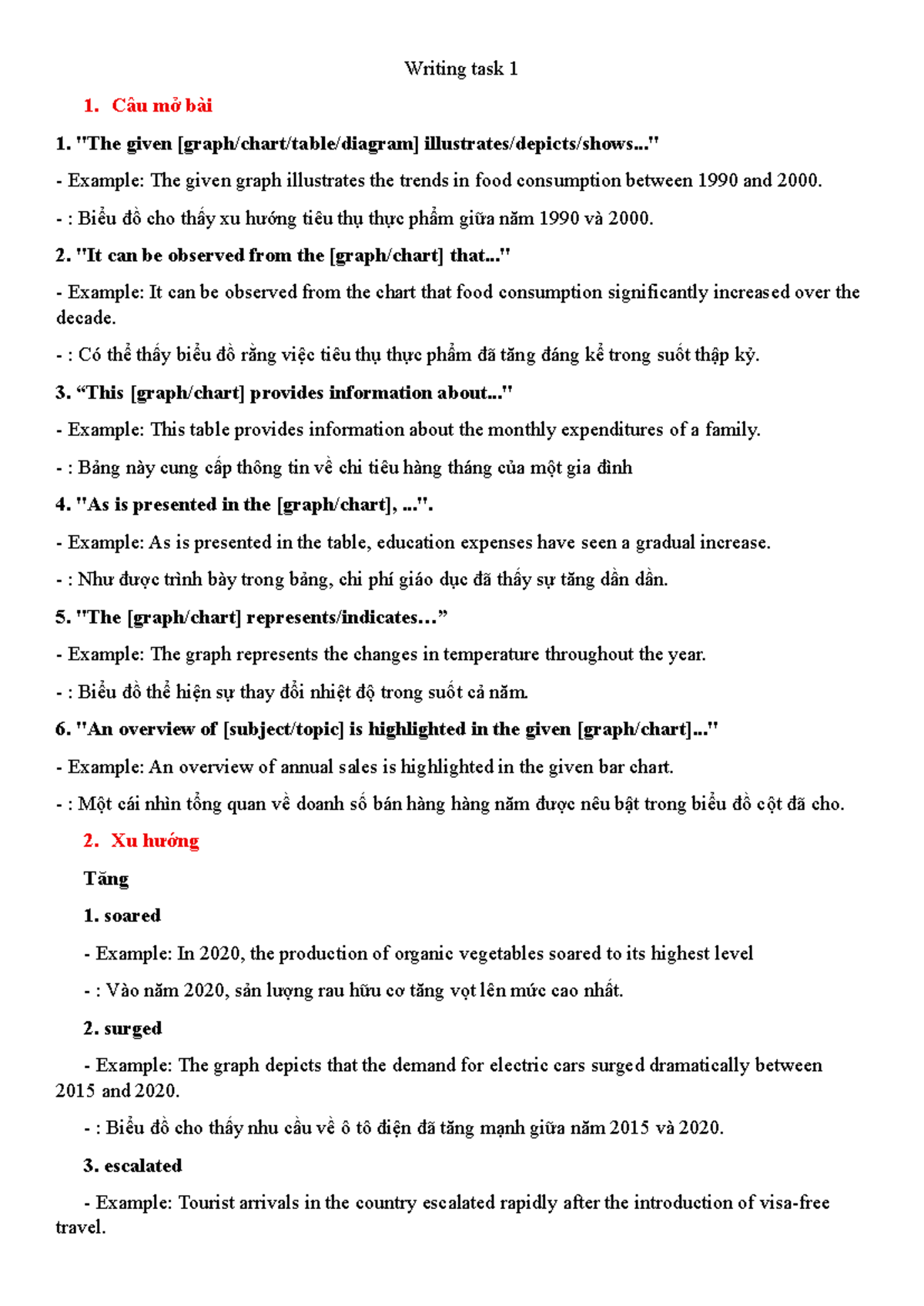 Writing task 1 - ..