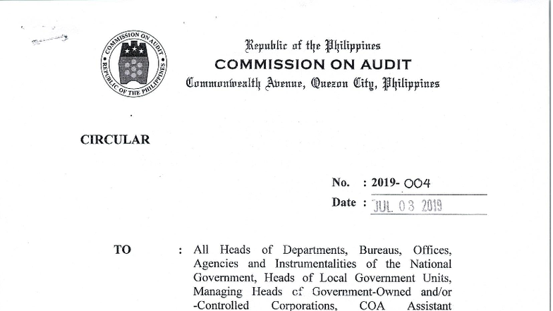 COA C2019-004 - Clarification on Technical Evaluation Report - Studocu