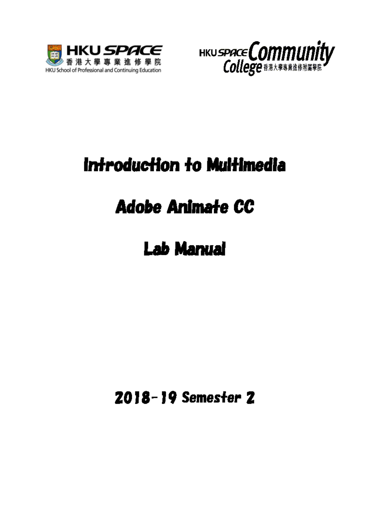 CIE A2 Computer Science 9608: Adobe Animate CC Lab Manual - Studocu