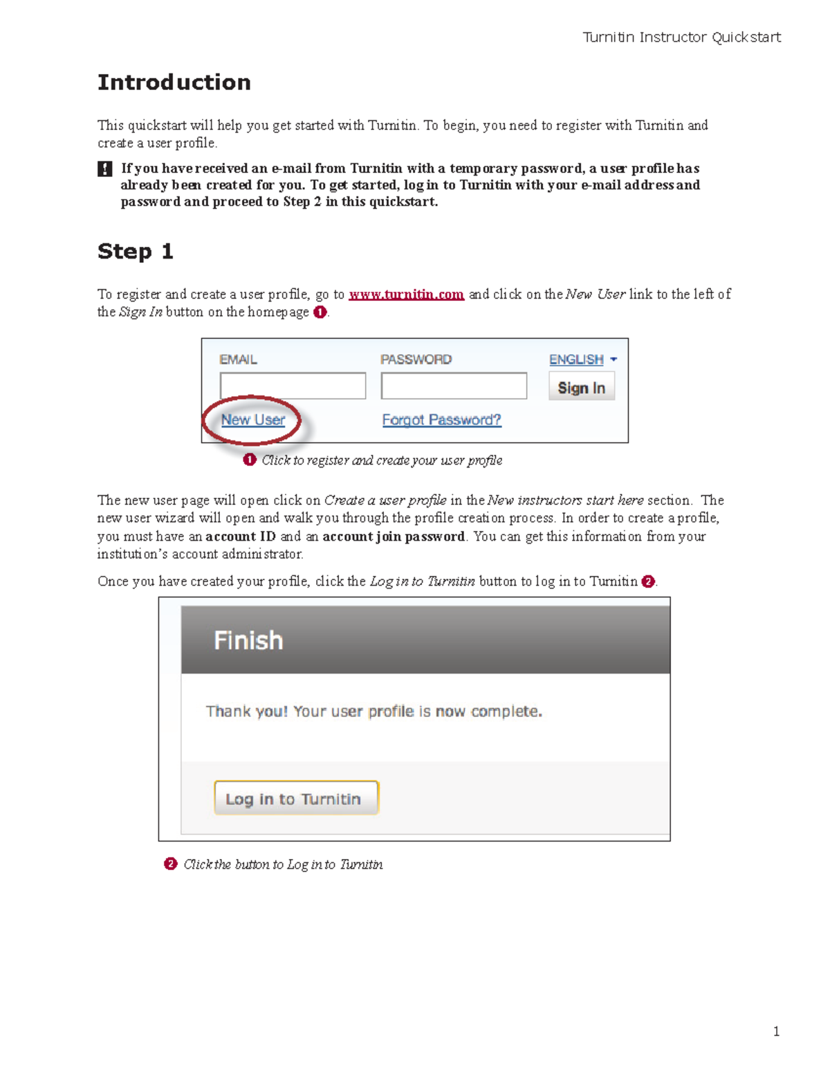 Turninstructor - Summary - Introduction This quickstart will help you ...