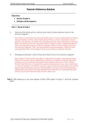 IS3430 Tutorial wk9 Reference Solution 2023v1 - Tutorial Week 8 ...