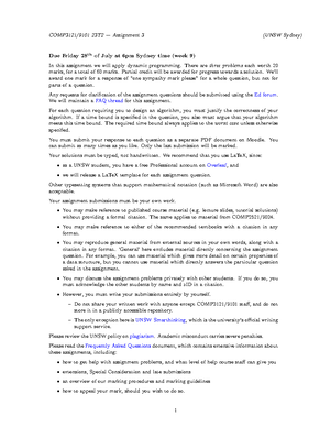 Algorithm Design and Analysis 2024, Term 1 Sample Exam 1 - Studocu