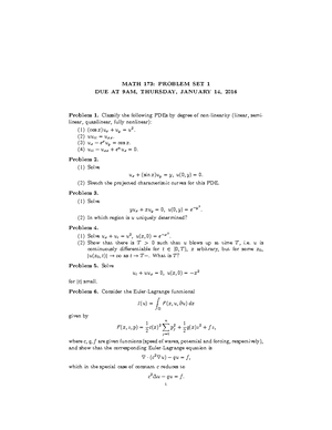PDE2 cheer sheet ref card - Differential Equations Cheatsheet Jargon ...