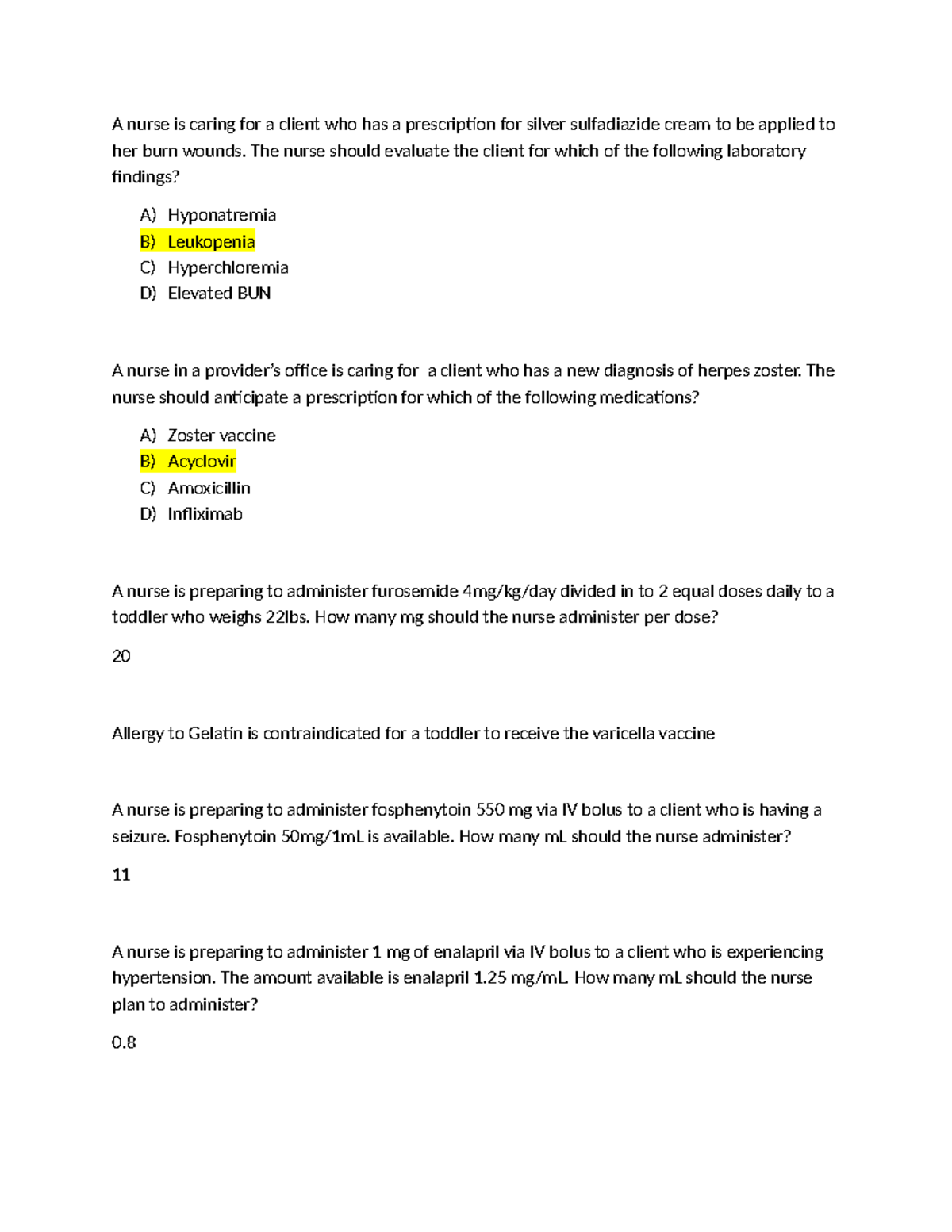 Pharm Exam 2 - Comprehensive Study Guide for Nursing Medications - Studocu
