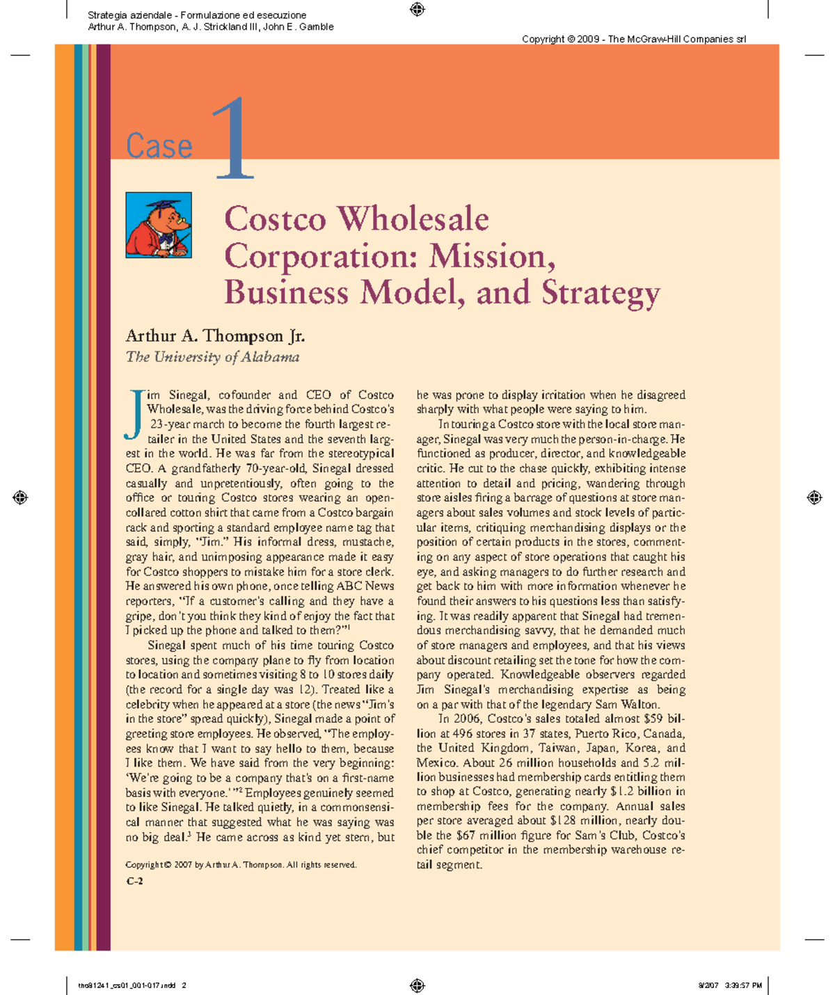 Final Exam: Costco Wholesale - Mission, Business Model & Strategy ...