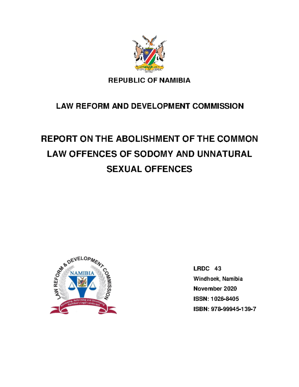 43 LRDC - Report on the abolishment of the Common Law offences of ...