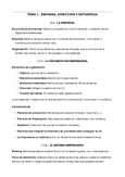 Introducción a la Economía de la Empresa (65901010): Fundamentos y Estructura