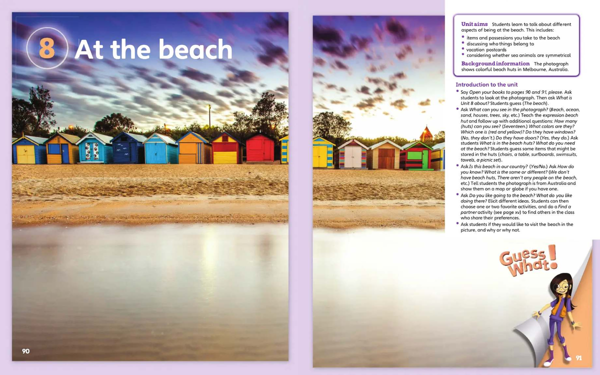 Unit 8 Lesson Plans: Exploring Beach Vocabulary and Activities in Guess ...