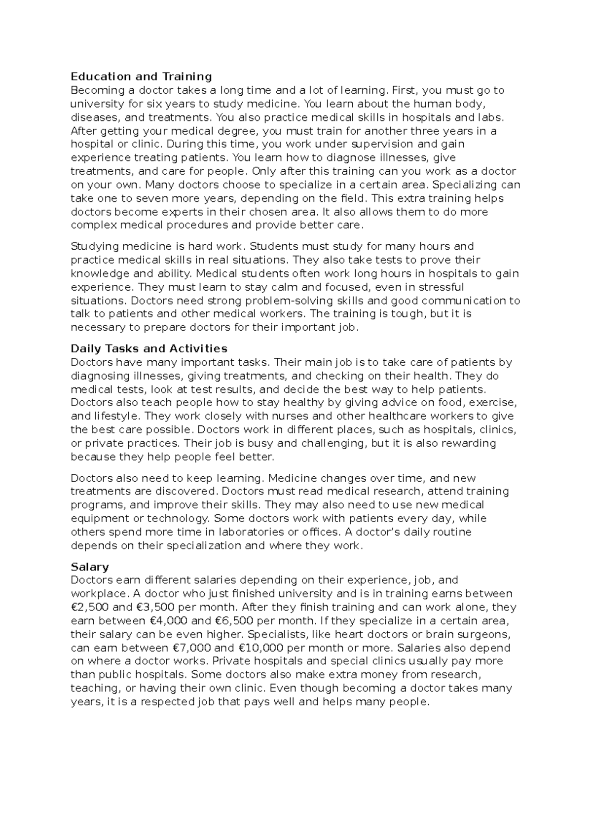 Becoming a Doctor: Education, Training, and Daily Responsibilities ...