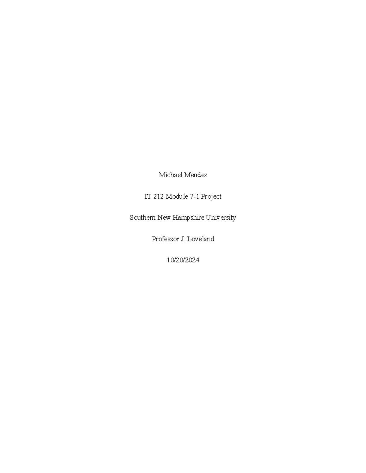 IT 212 Module 7 Project - Network Infrastructure Design Proposal - Studocu