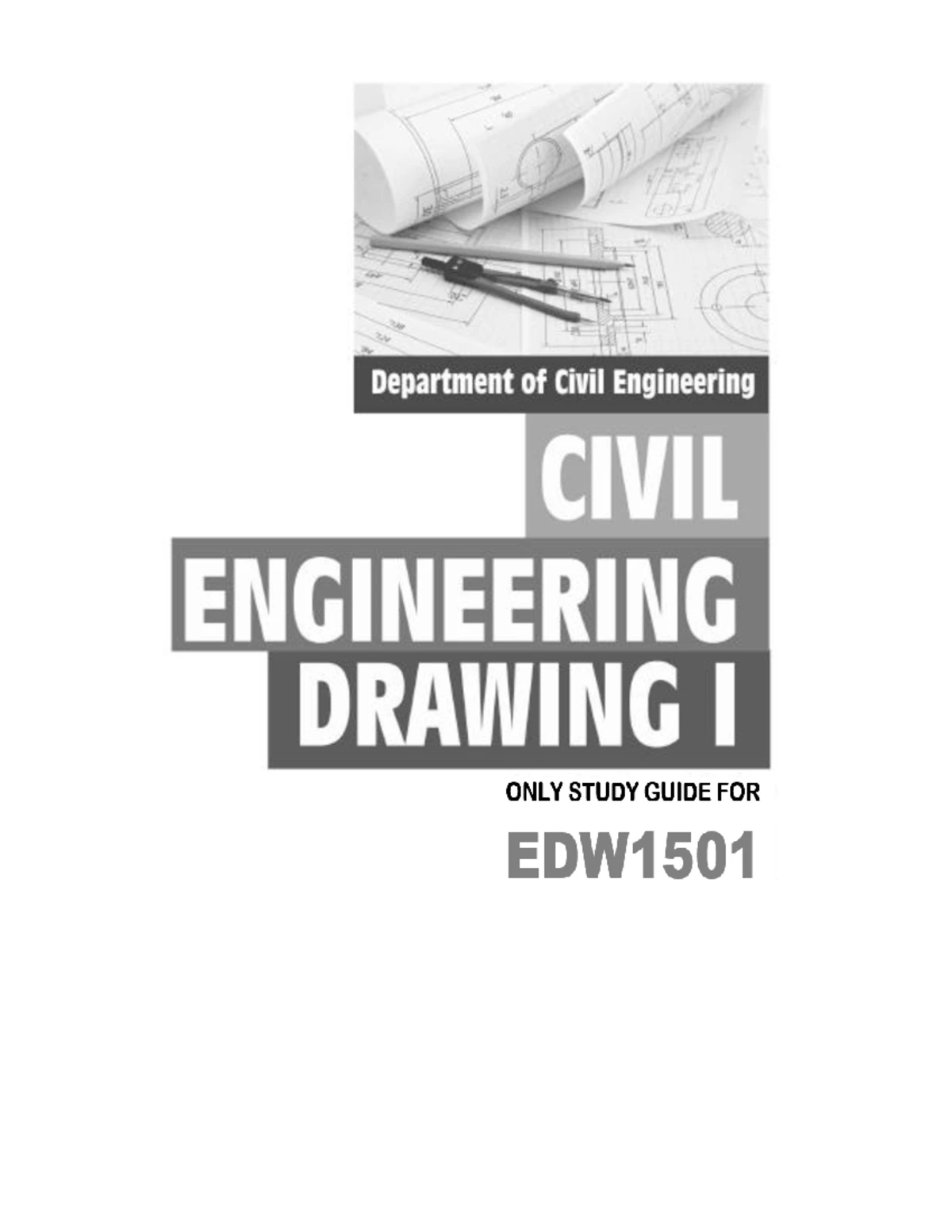 Major Test 1 Guidelines for EDG1501 Engineering Drawing - Studocu