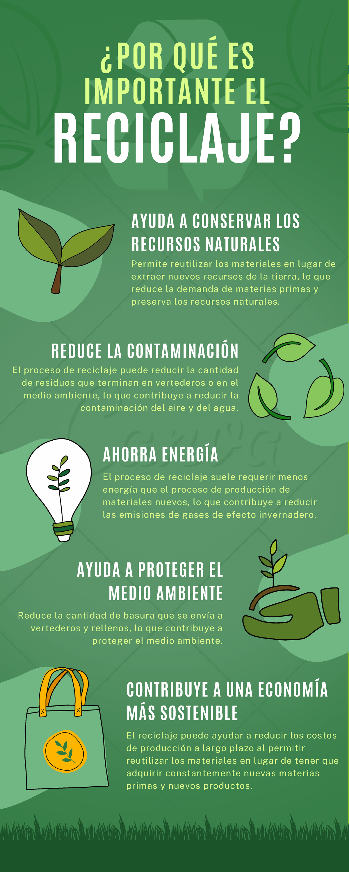 Importancia del Reciclaje: Conservación de Recursos Naturales y Medio ...