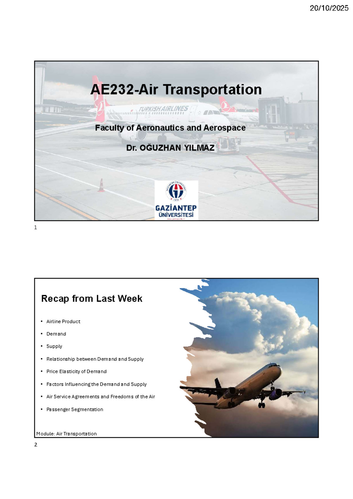 Air Transportation Module: Airline Business Models & Fleet Planning ...