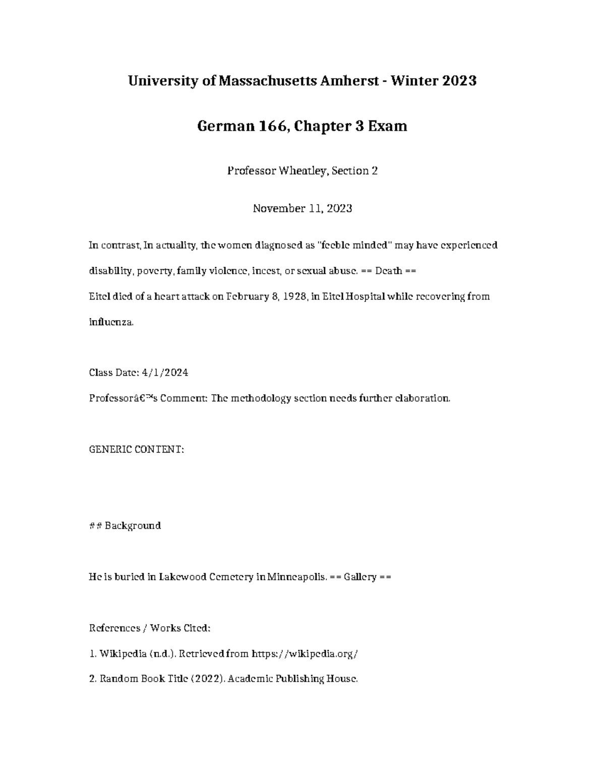 German 166: Analysis of Chapter 5 - Rémy Bricka's Journey - Studocu