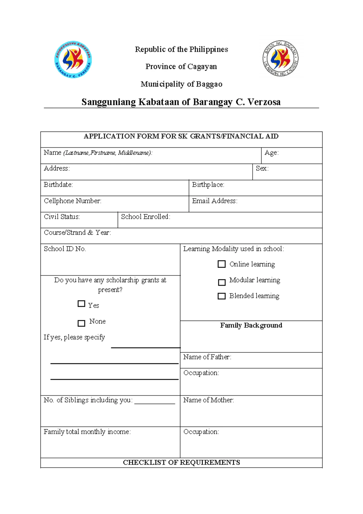 SK Resolution No. 02 (2023): Online Class Learning Approval for ...