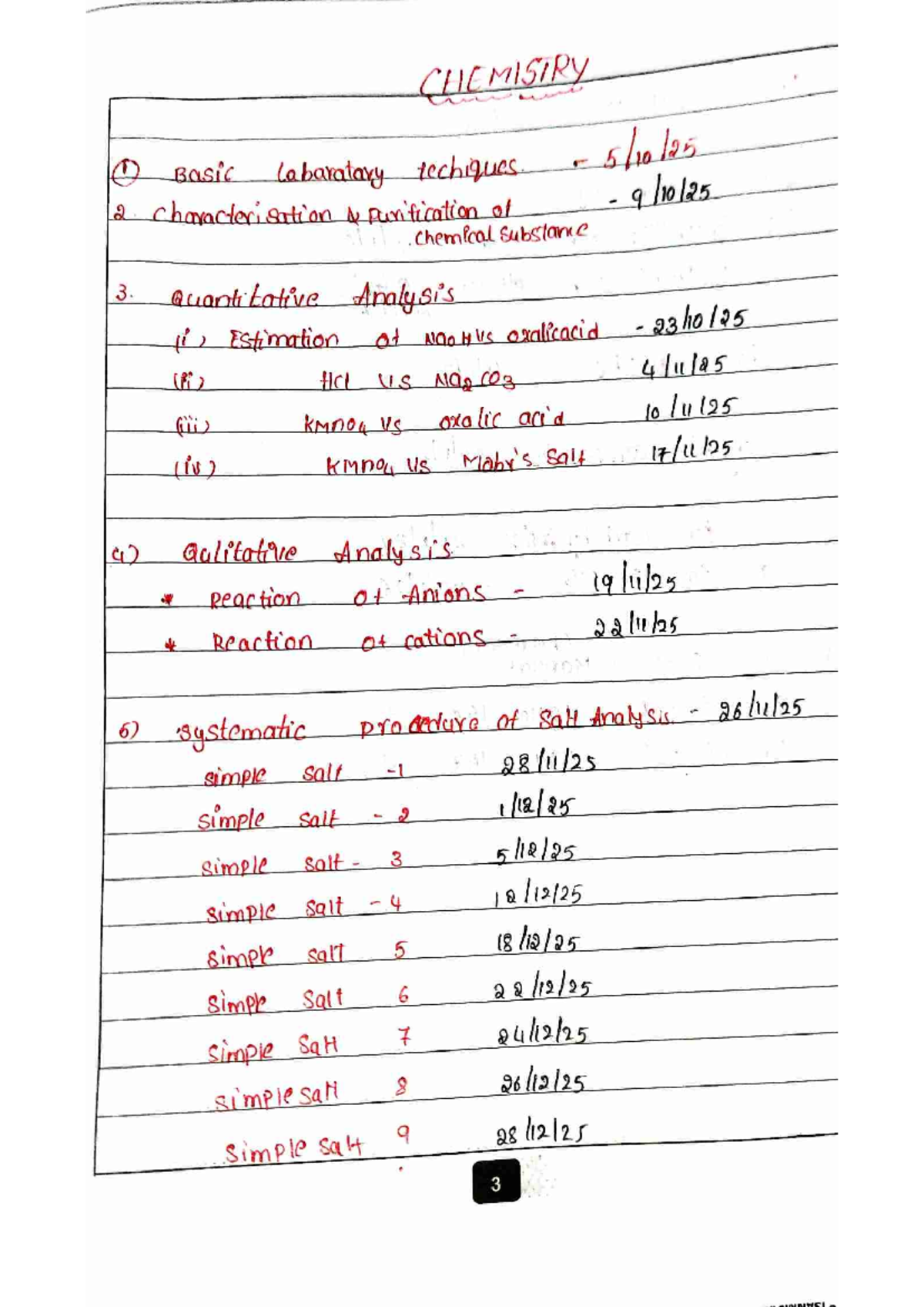 CHEMISTRY 1 Practical Techniques: Characterization & Analysis - Studocu