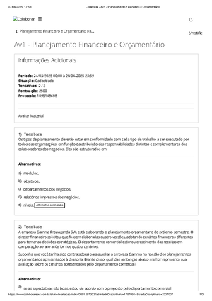 [Solved] 1Texto base Os tipos de planejamento devero estar em ...