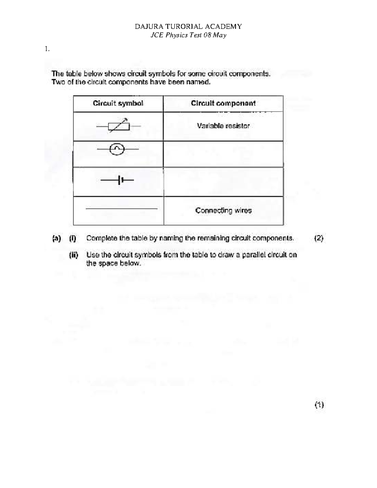 JCE PHY 08 MAY - This material helps in engaging students within the ...
