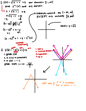 Trigonometric Function Graphs and Transformations - Studocu