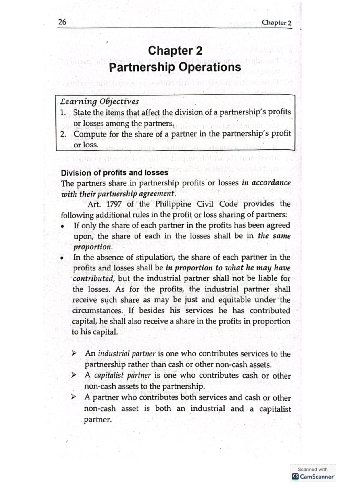 Partnership Operations - BSA2: Understanding Profit & Loss Sharing ...