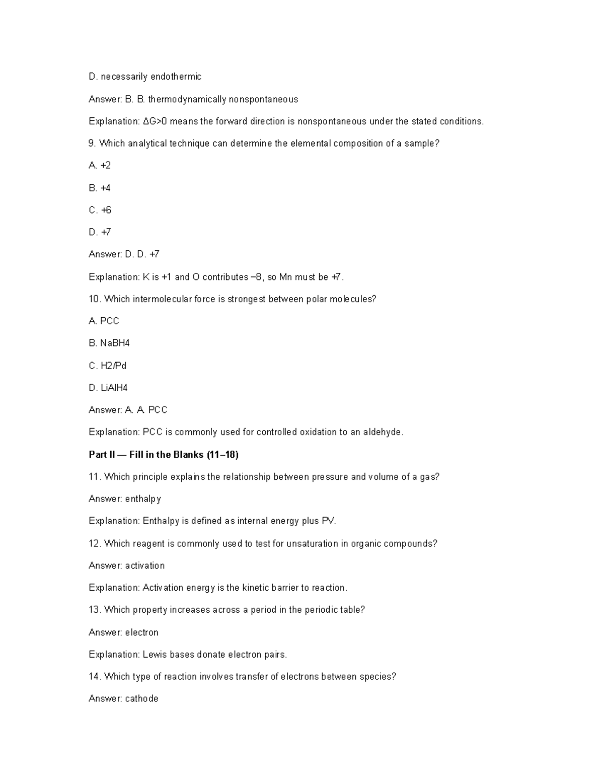 ACCT 2810 Summer Final Exam Notes on Thermodynamics and Reactions - Studocu