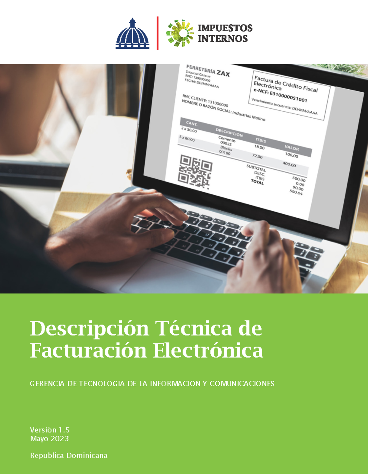Guía Técnica para la Facturación Electrónica - DGII (Mayo 2023) - Document Preview