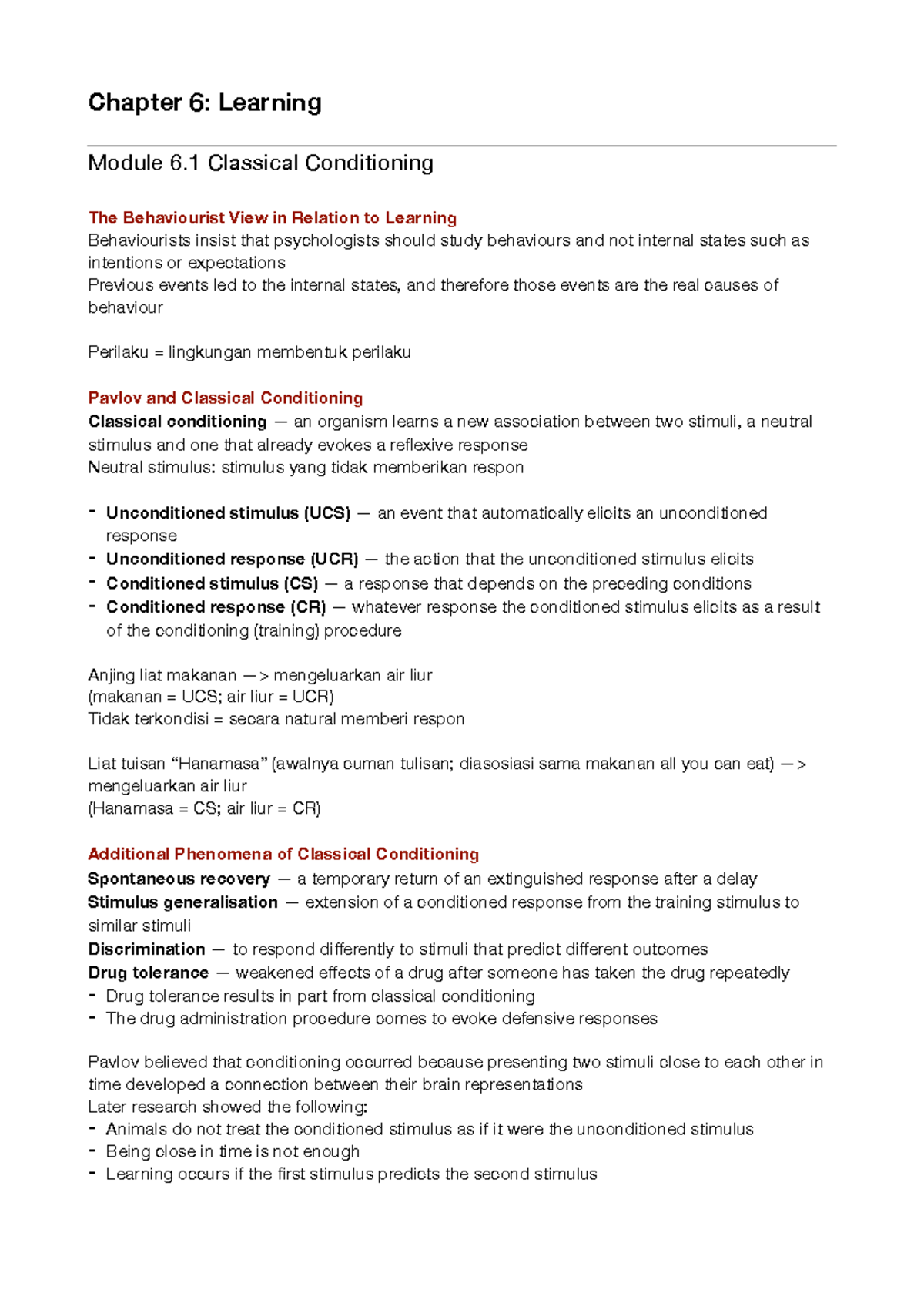 Learning in Psychology: Classical & Operant Conditioning (Psych 101 ...