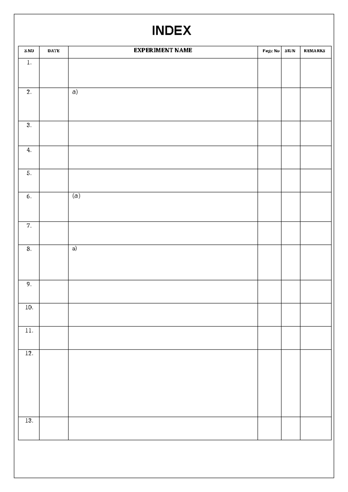 Index - Computer science engineering - INDEX S DATE EXPERIMENT NAME ...