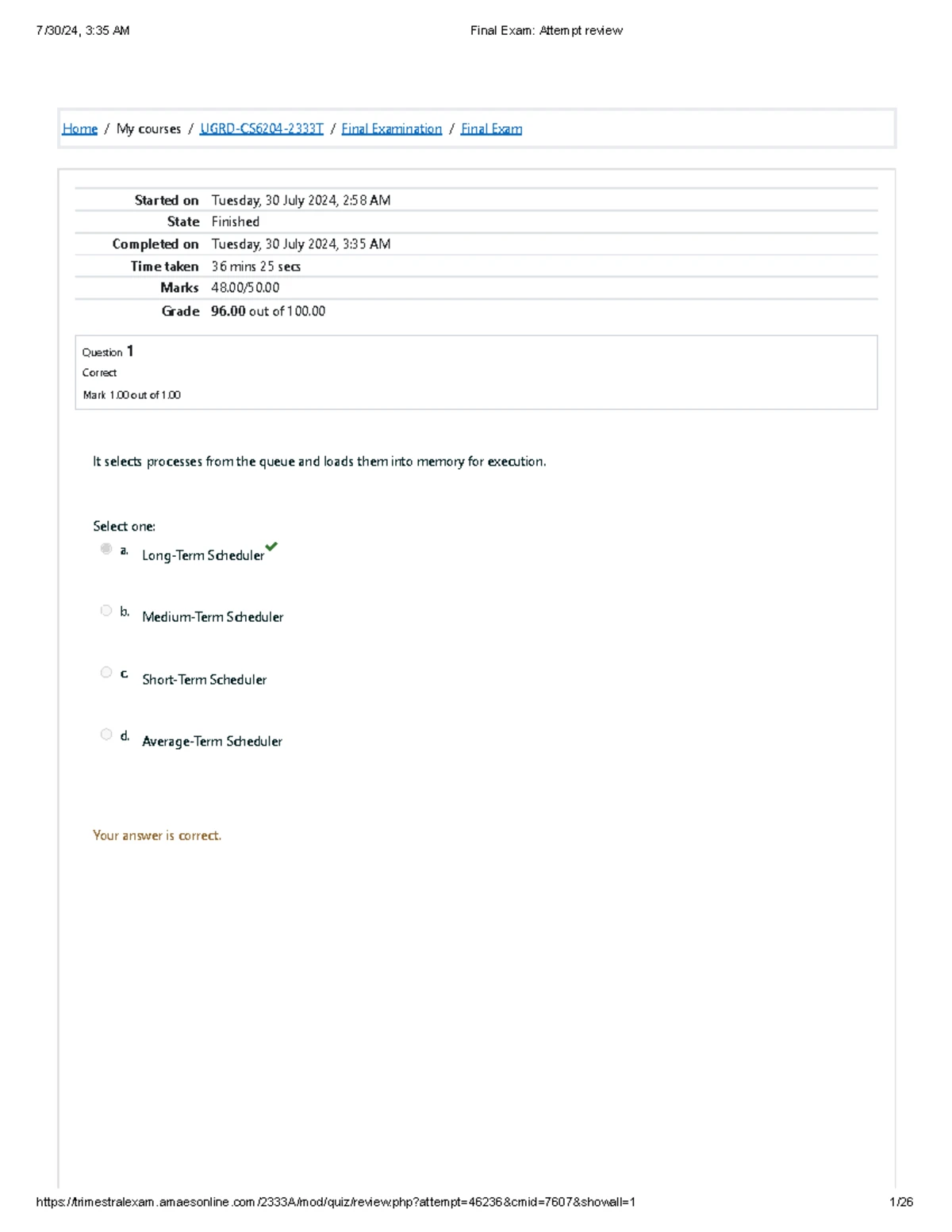 Final Exam Review for LAB EXAM UGRD-AI6100-2323T - Studocu
