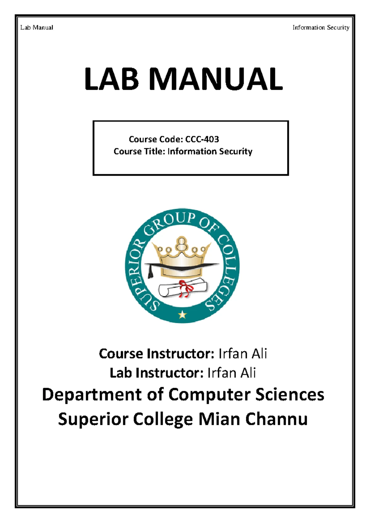 Comprehensive Guide to Information Security (CS101 Final Exam Notes ...