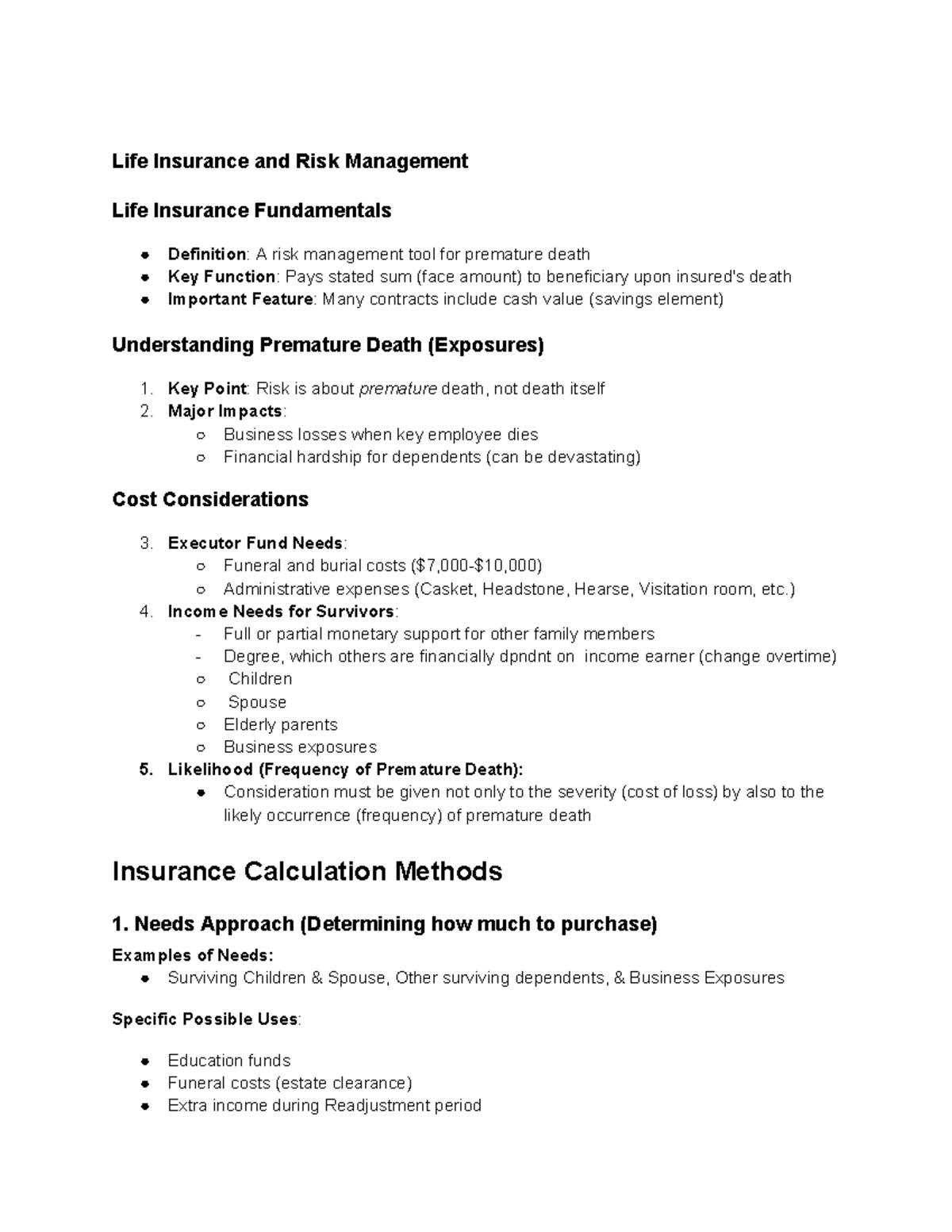 Life Insurance and Health Coverage Insights: RMIN Exam 3 Study Guide ...