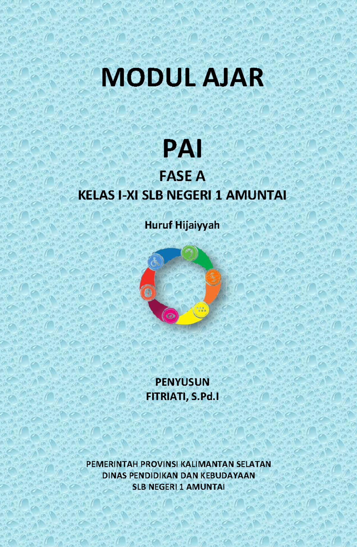 Modul SLB PAI - Pembelajaran Huruf Hijaiyyah Kelas I-XI - Document Preview