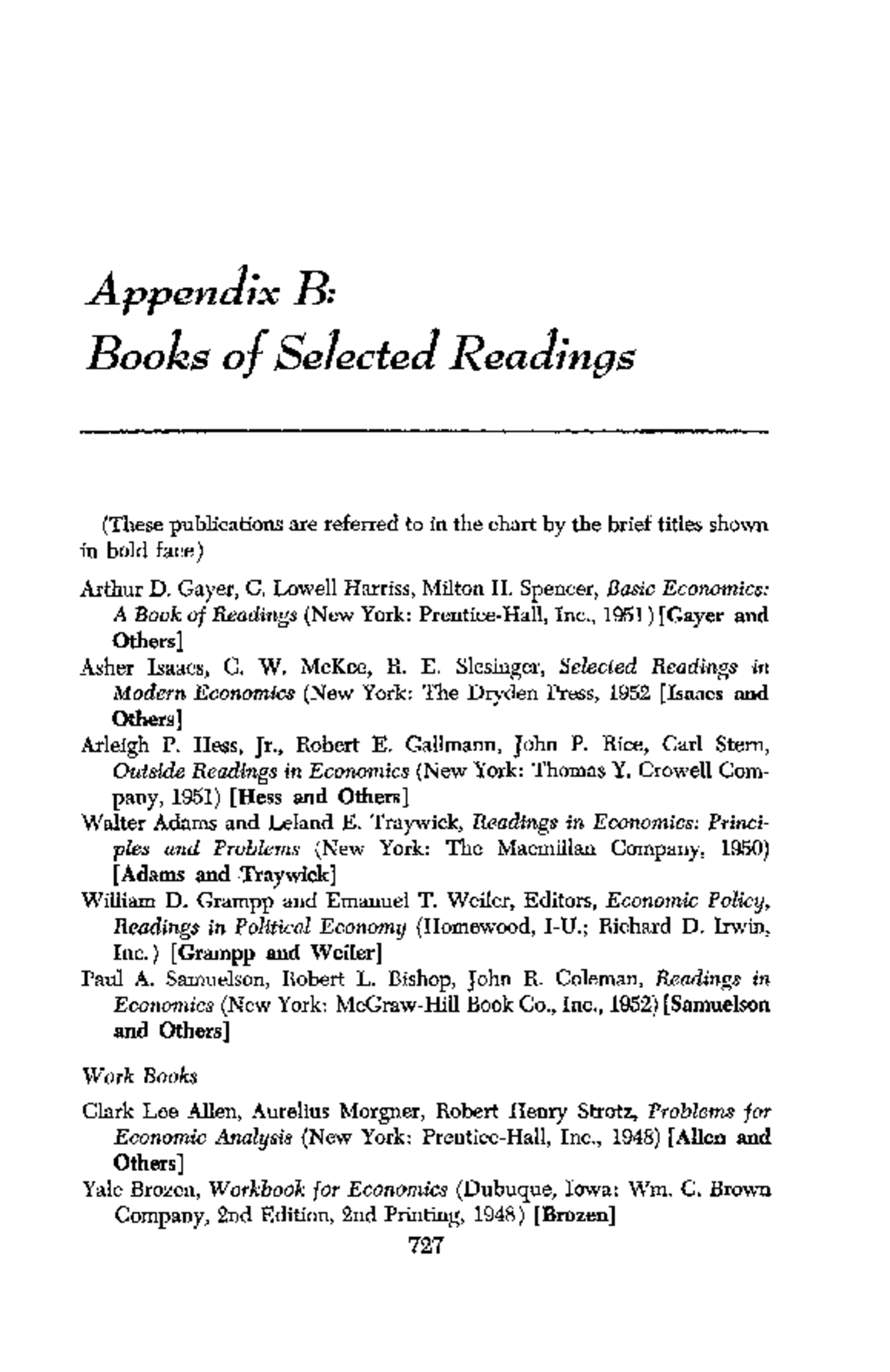 Appendix B: Selected Readings in Economics - Intro to Econ 372 - Studocu