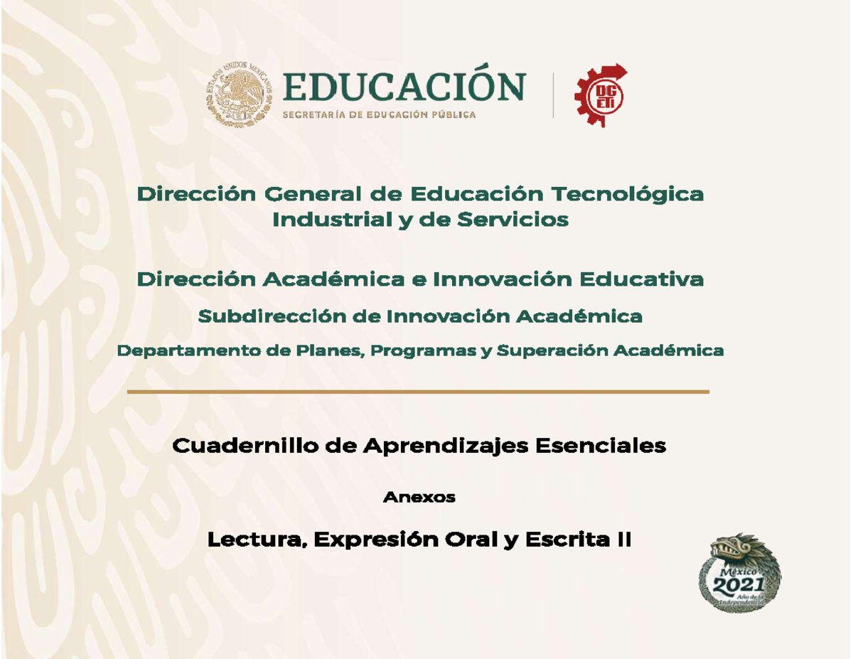 Anexos LEOy E II - ANEXO 1. Parcial 1. Actividad 6. Recuperación de