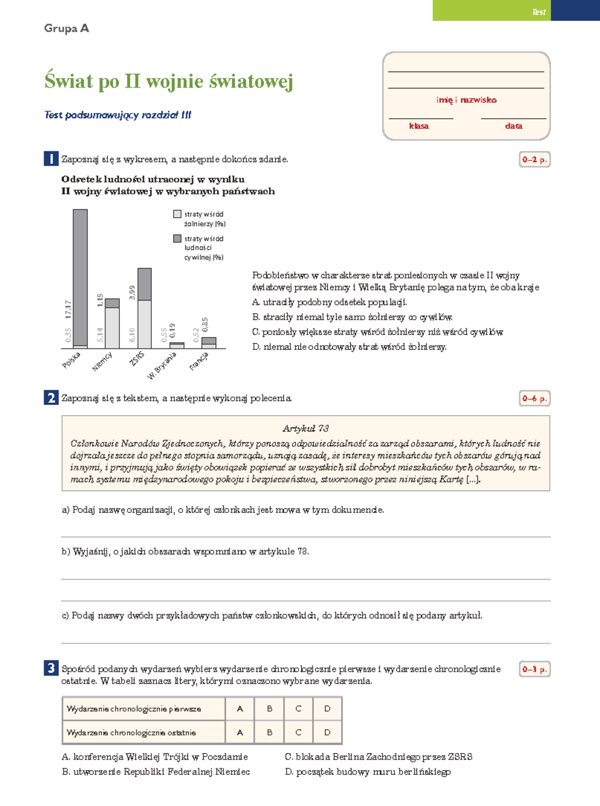 Today 2 Podsumowanie Sprawdzian Po 2 Rozdziale www.studocu.com