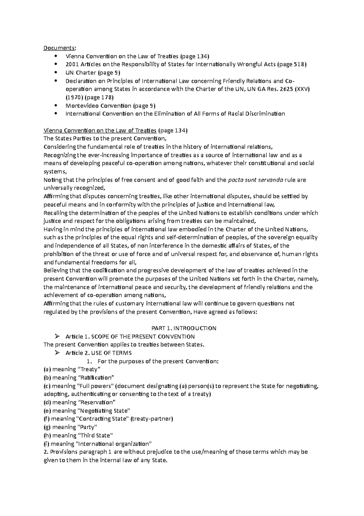 Legal Documents Overview: Key International Treaties & Conventions ...
