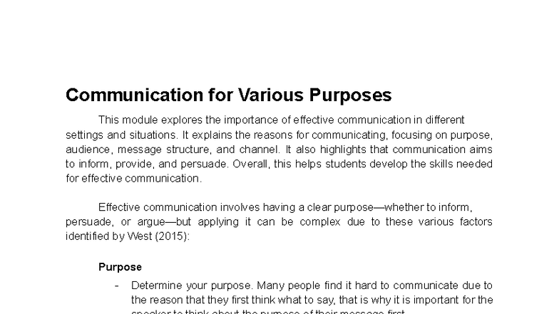 Purposive Communication (Group 7) - Effective Strategies and Skills ...
