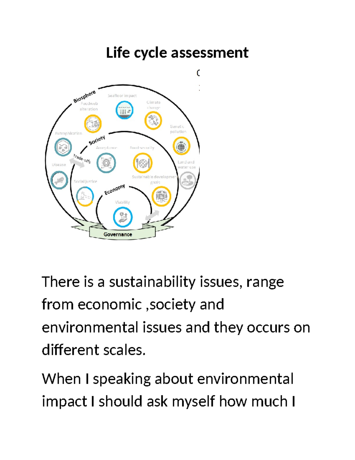 Life Cycle Assessment (LCA) Lecture Notes: Environmental Impact ...