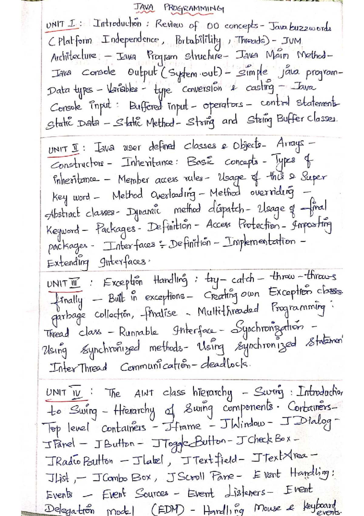 Java Programming Notes: Comprehensive Guide to Concepts and Techniques ...