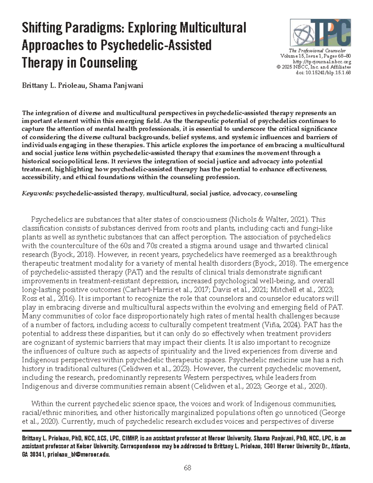 Shifting Paradigms: Multicultural Perspectives in PAT - Studocu