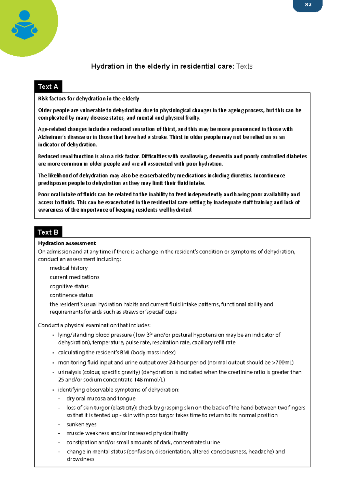 Hydration in the Elderly: Risks, Assessment, and Management Strategies ...