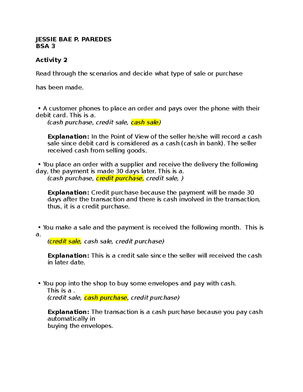 Ais 2nd Assignment Accountancy Studocu