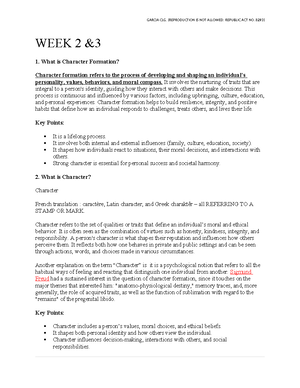 Character Formation 1 Quiz: Ethical Dilemmas and Decision-Making - Studocu