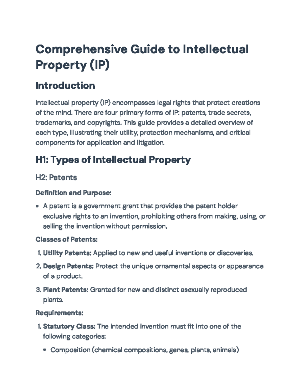 Understanding and Managing Intellectual Property Rights: A Guide ...