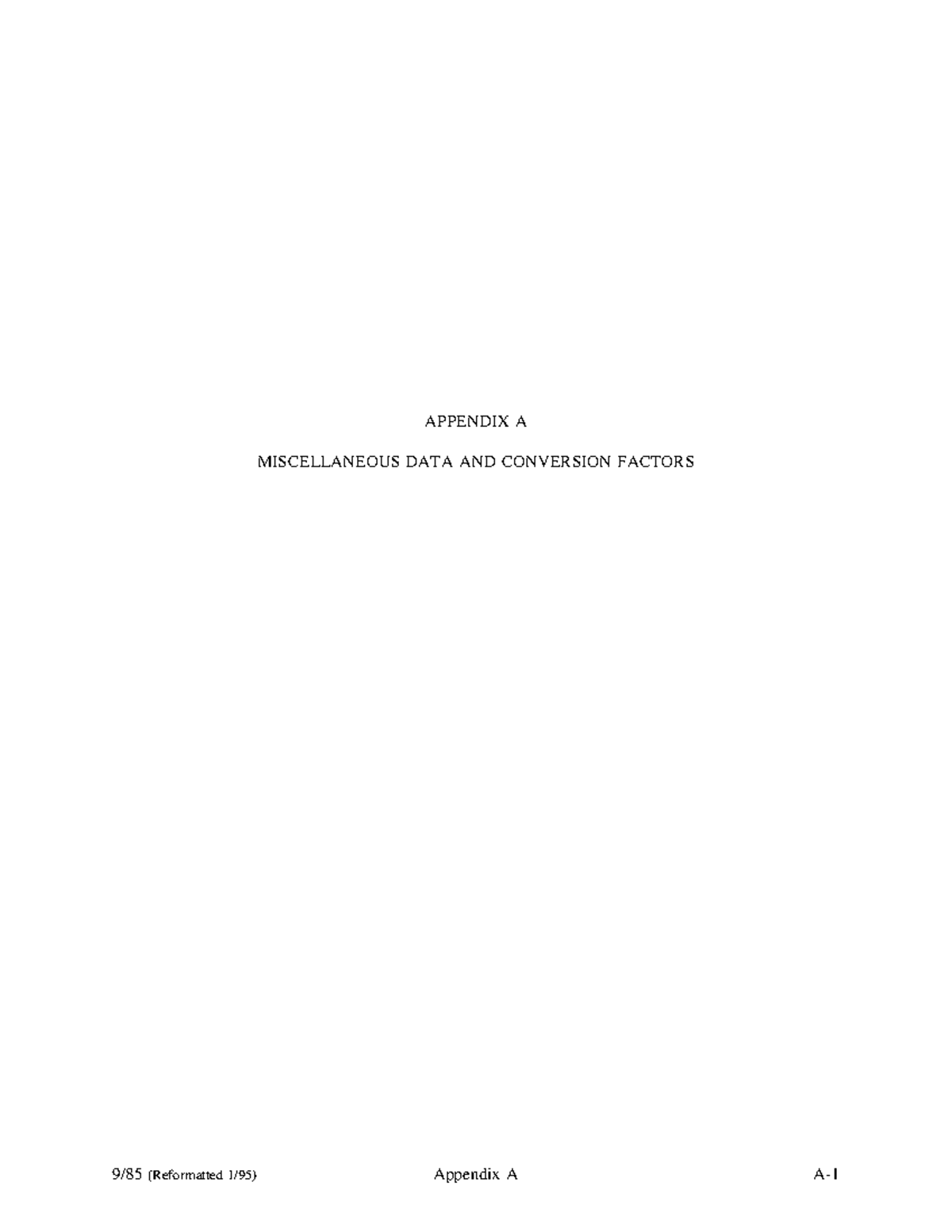 Conversion Factors and Emission Data: Appendix A - Studocu