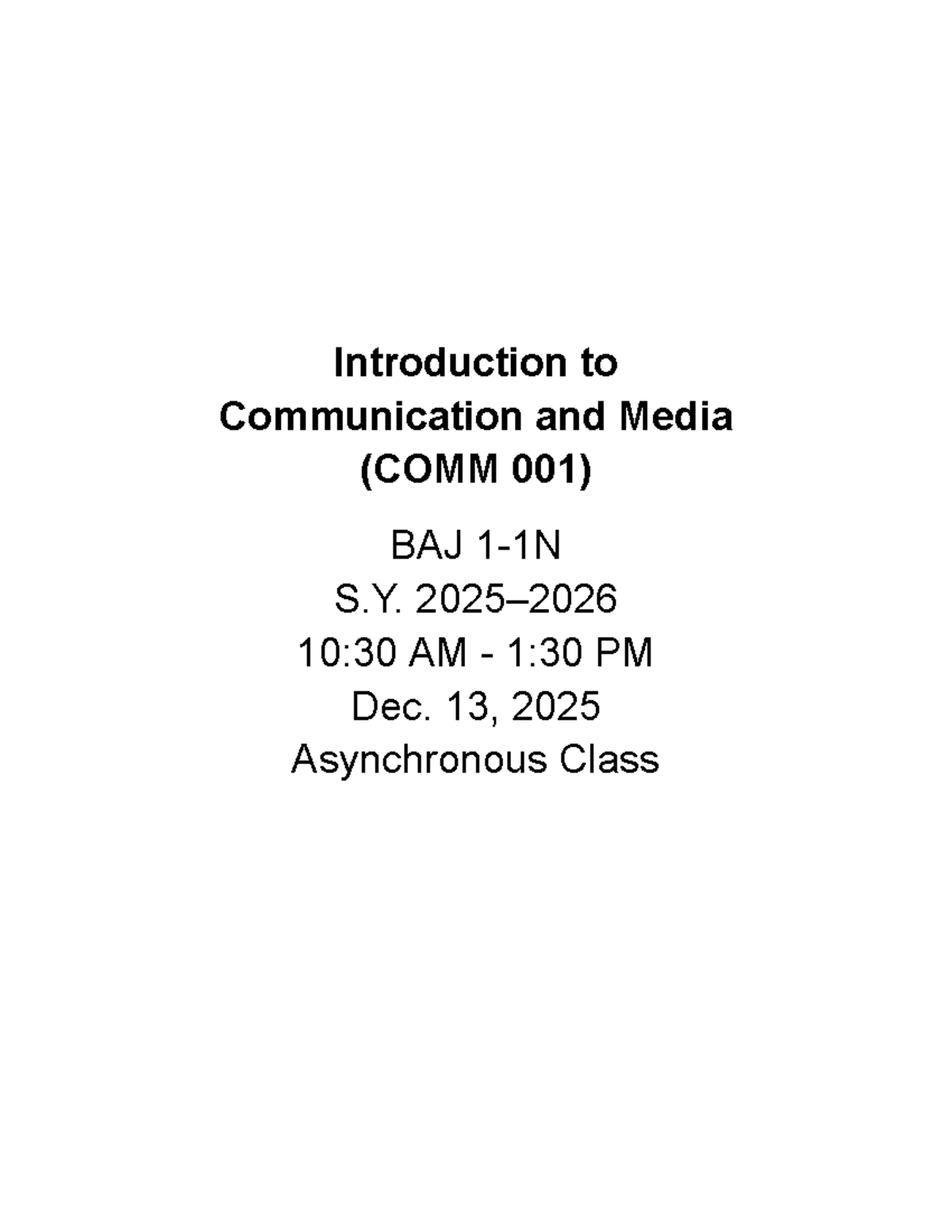 COMM 001: Lesson Notes on Social Media Uses and Impact - Studocu